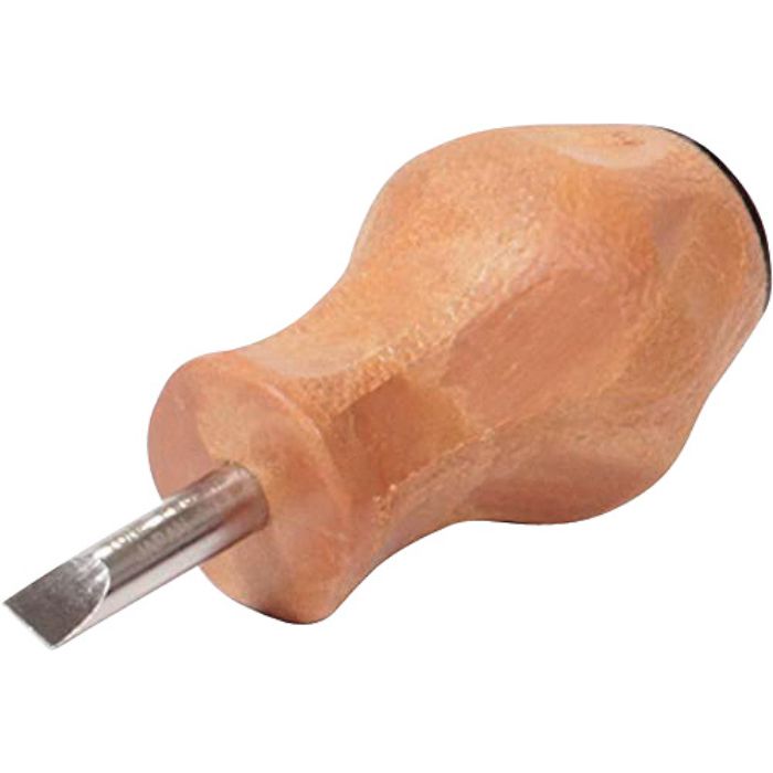 TONE 木柄ドライバー スベランスタビードライバー 軸長25mm 全長82mm(Tcode:3363553)