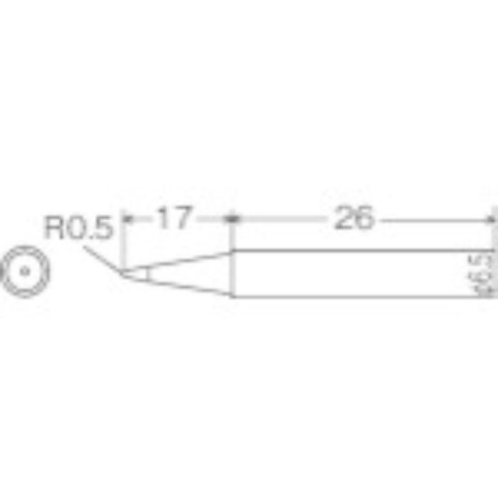 グット PX-601/601AS用交換こて先 B(Tcode:3372146)