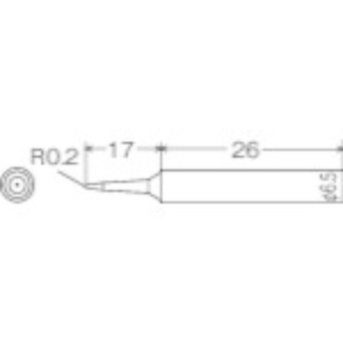 グット PX-601/601AS用交換こて先 SB(Tcode:3372154)
