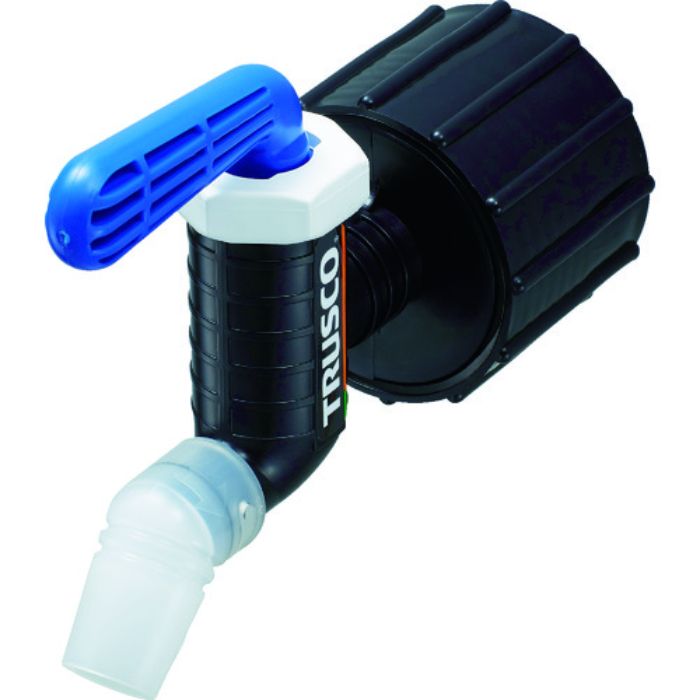 TRUSCO 樹脂製給油コック キューちゃん 口径50 フッ素ゴム 青(Tcode:8557799)