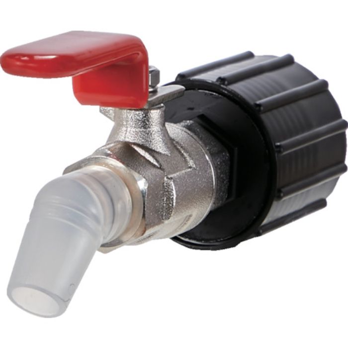 TRUSCO 真鍮製給油コック キューちゃん 口径40仕様 赤(Tcode:2600130)