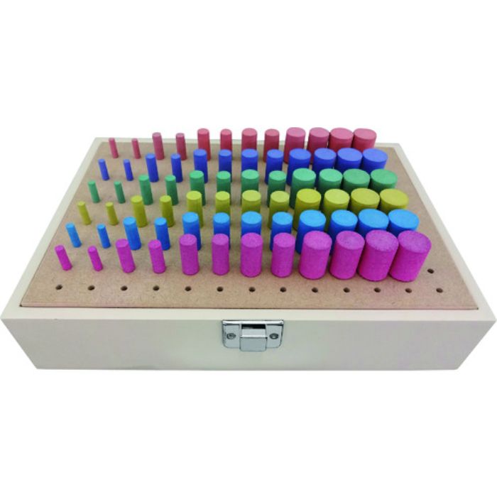 リューター 軸付セラミックゴム砥石セット(金属用)(Tcode:1269007)