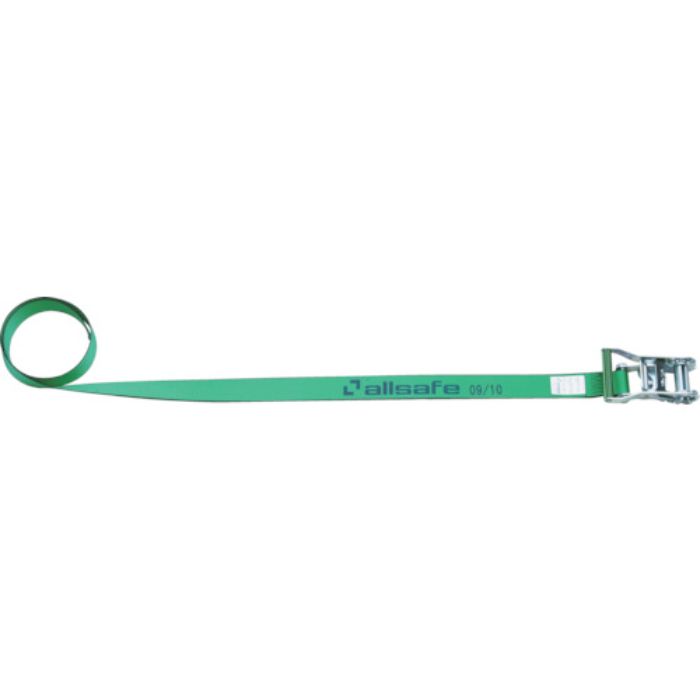 allsafe ベルト荷締機 ラチェット式ラウンドタイプ(中荷重)(Tcode:4795059)