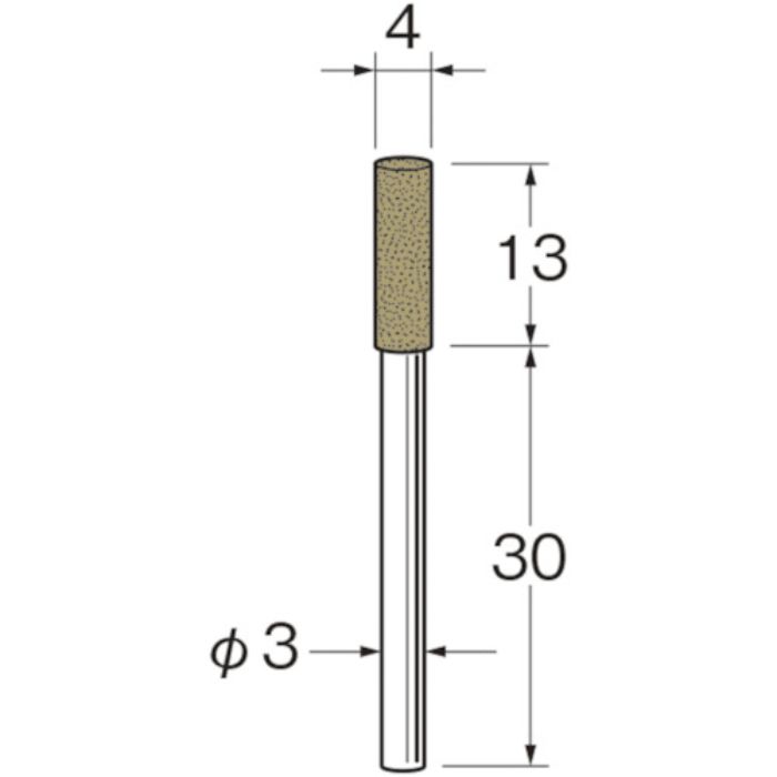 リューター 軸付ラビン砥石(一般用)R4315粒度(#):320(Tcode:1285069)