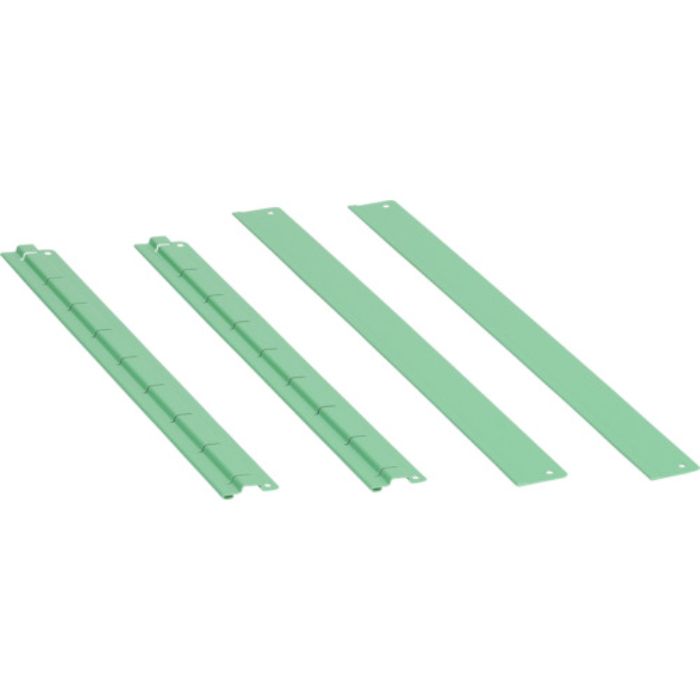 TRUSCO ツールワゴン ラビットワゴン用仕切板セット 500×500用 ヤンググリーン(Tcode:3662993)