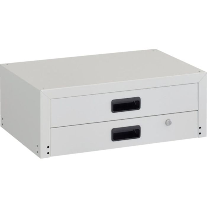 TRUSCO ツールワゴン ラビットワゴン用2段引出 600X400 ホワイト(Tcode:2407689)