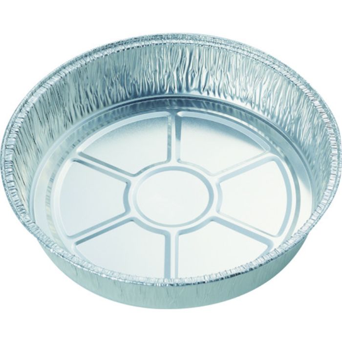 TRUSCO 使い捨てアルミ容器 丸深型 20枚入 1500CC(Tcode:1612875)