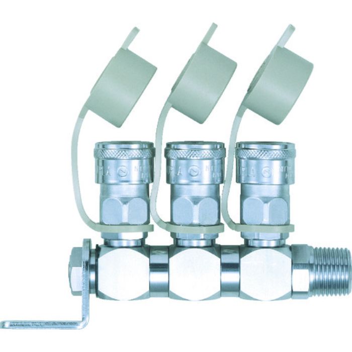 日東 エア分岐管 ロータリー式ラインカプラ RE型(00327)(Tcode:1133721)