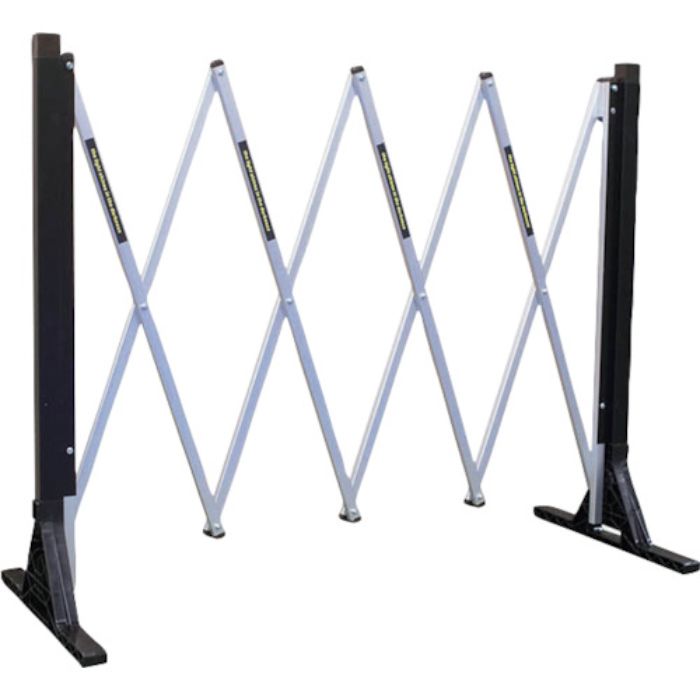 ANZEN 現場用簡易アルミゲート RFゲート キャスターなし H900 2M(Tcode:4367205)