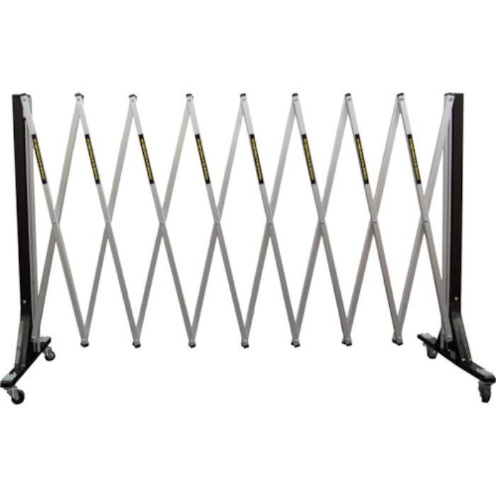 ANZEN 現場用簡易アルミゲート RFゲート キャスター付き H900 4M (Tcode:4367369)