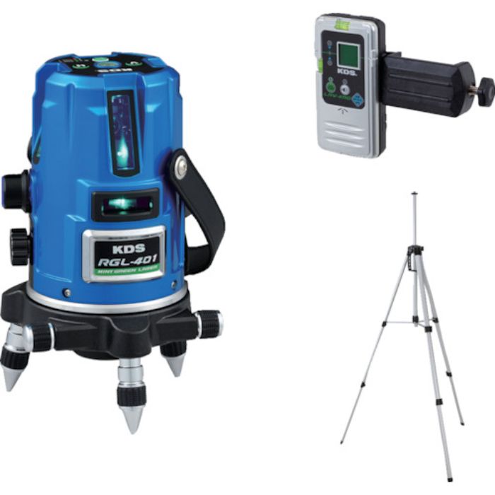 KDS ミントグリーンレーザー401受光器三脚付(Tcode:5334625)