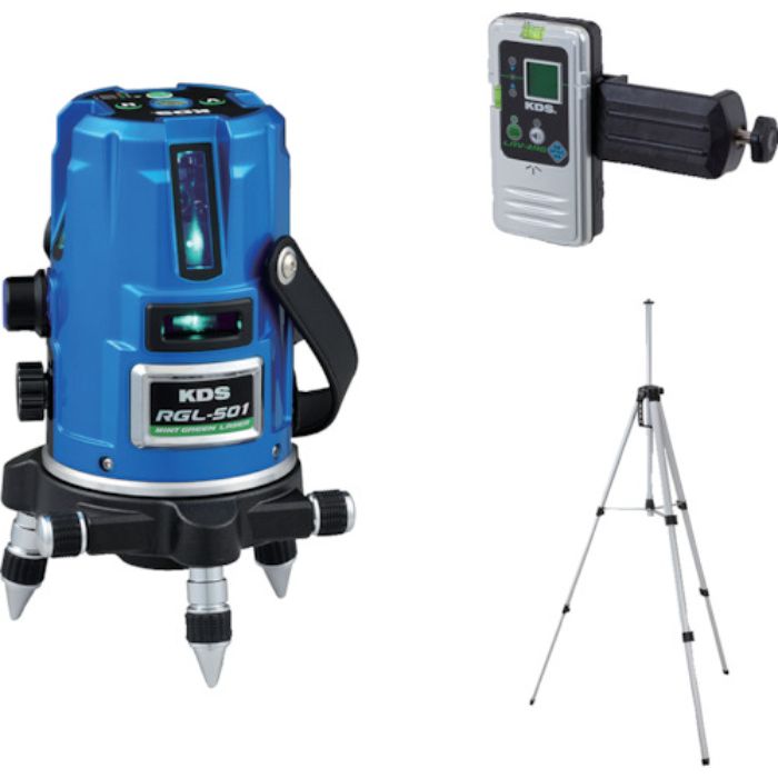 KDS ミントグリーンレーザー501受光器三脚付(Tcode:5334633)