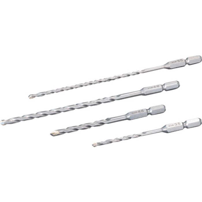 UNIKA 充電ドライバービットドリル 5.3×100mm(Tcode:7499612)