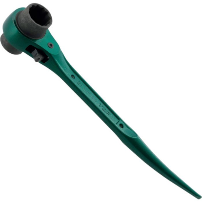 TOP ショートラチェットレンチ 19X21mm(Tcode:3445844)