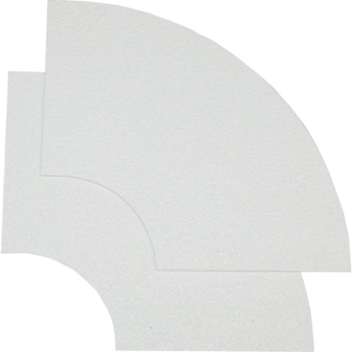 新富士 ロードマーキング ラインU字パーツ100mm幅 白(Tcode:3539640)