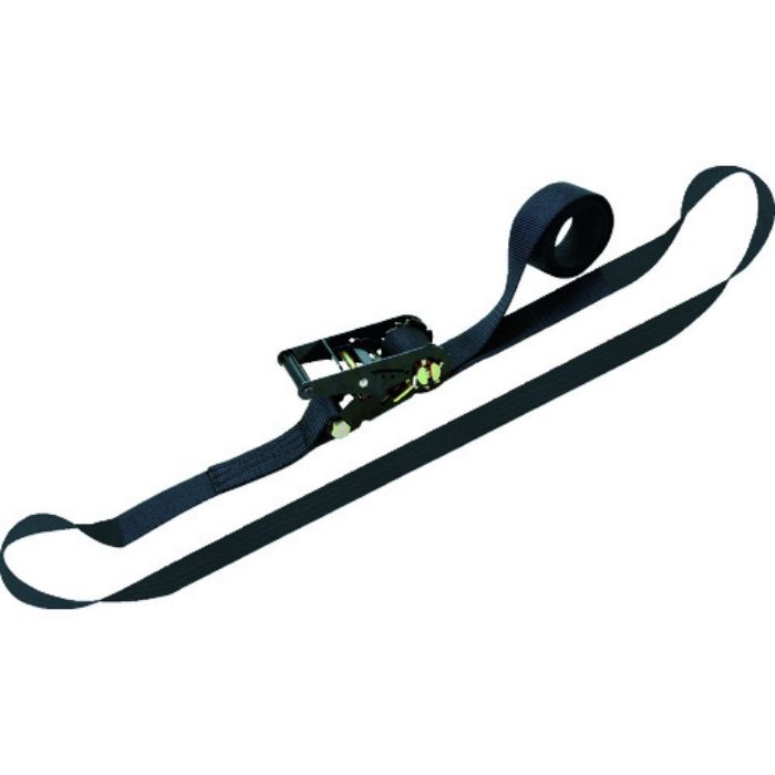 シライ ベルトラッシング(ラチェットバックル式) ベルタイト[[R上]] JIS認証品 黒 エンドレス形(Tcode:7931832)