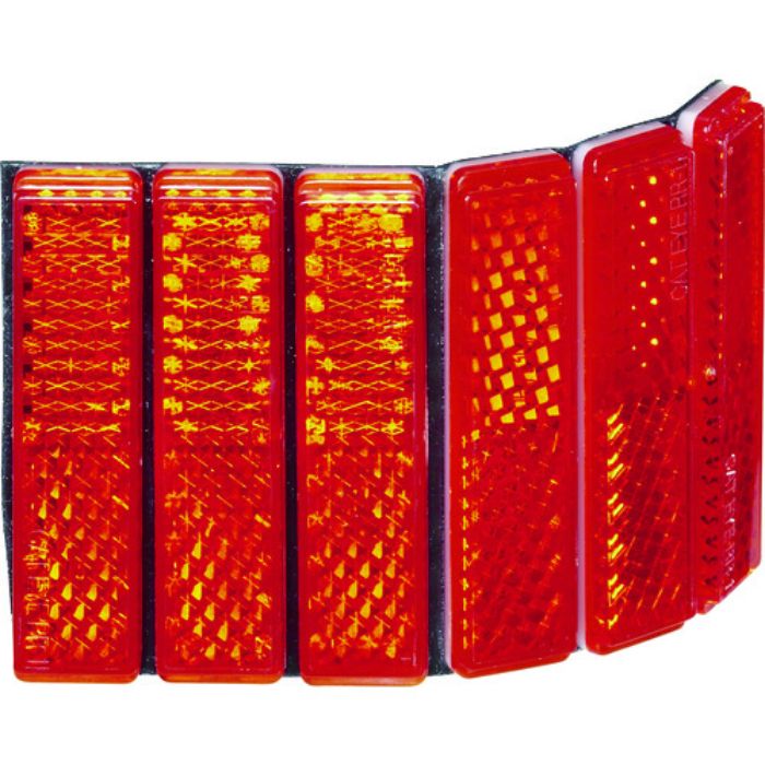 キャットアイ レフテープ 50mm×70mm 赤 (1枚入)(Tcode:7520301)