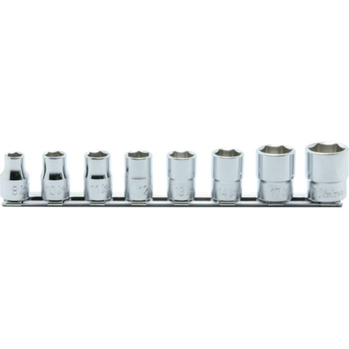 コーケン 9.5mm差込 6角ソケットレールセット 8ヶ組(Tcode:1218274)