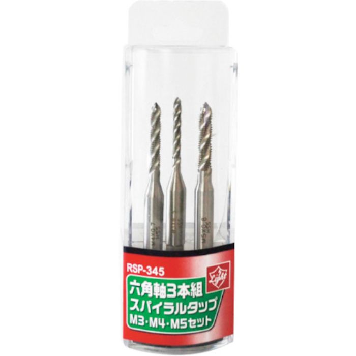 ライト 六角軸スパイラルタップ3本組(Tcode:2360517)