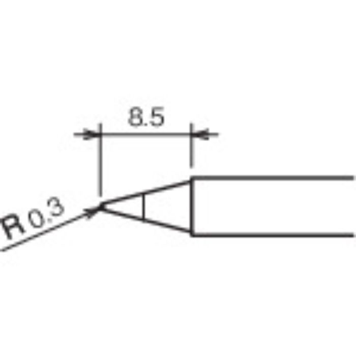 グット 替こて先 B (1本=1PK)(Tcode:3059740)