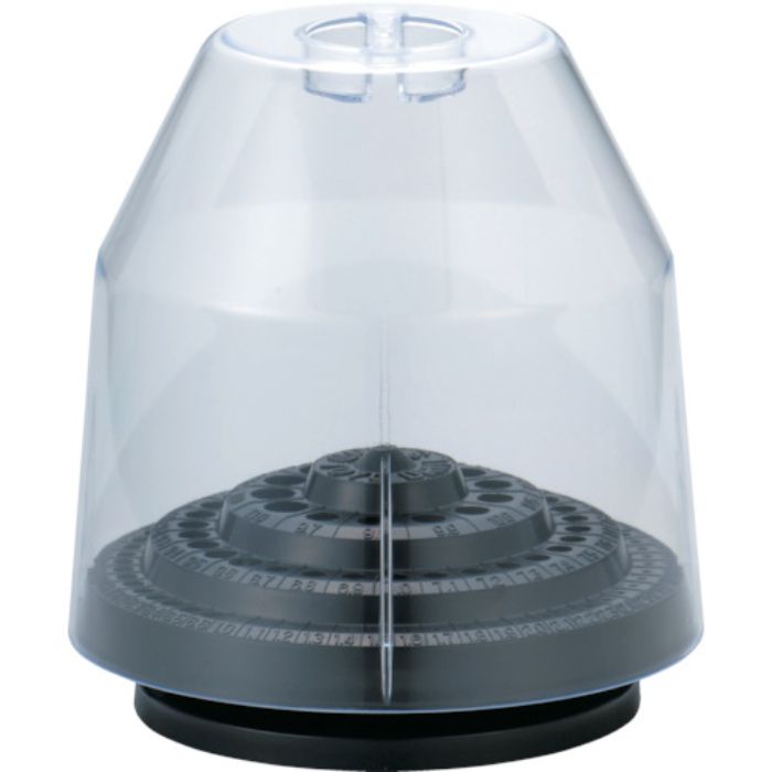 TRUSCO 回転式ドリルスタンド 100本収納 カバー付(Tcode:1528271)