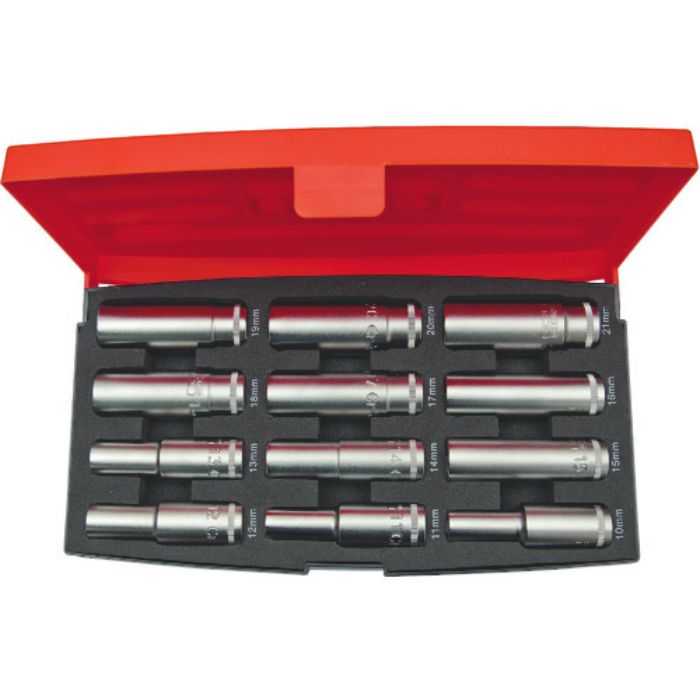 バーコ ディープソケットセット(6角) 差込角12.7mm 12点セット(Tcode:4981979)