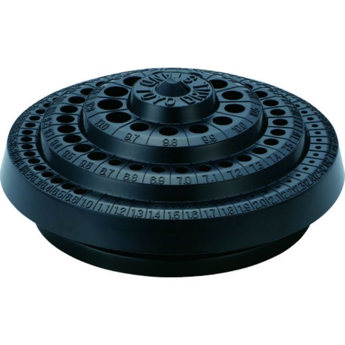 TRUSCO 回転式ドリルスタンド 100本収納 カバー無(Tcode:1528262)