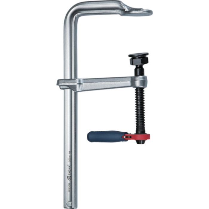 TRUSCO ラチェットハンドル式L型クランプ 最大口開300mm×深さ120mm(Tcode:2580269)