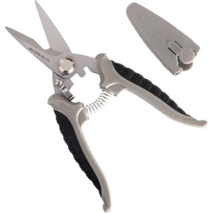 ベストツール SBS ステンレス製万能鋏 マルチョキ 安全キャップ付(Tcode:3633927)