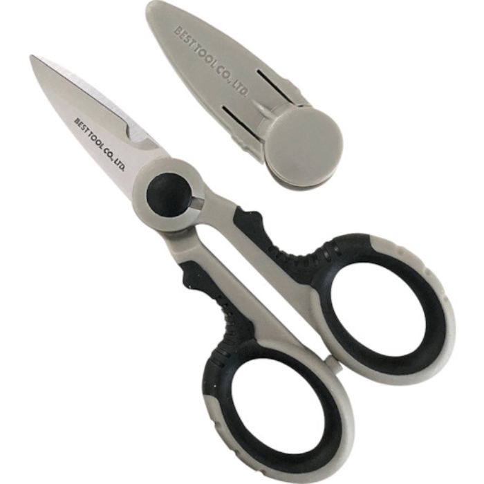 ベストツール SBS ステンレス製万能鋏 マルチョキ・ミニ 安全キャップ付(Tcode:3633928)