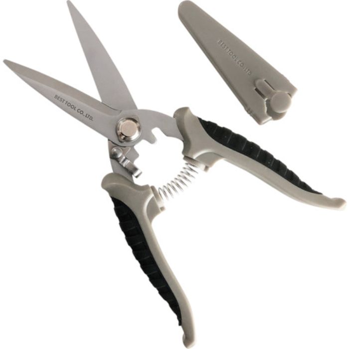 ベストツール SBS ステンレス製万能鋏 マルチョキ・ロング 安全キャップ付(Tcode:3633929)