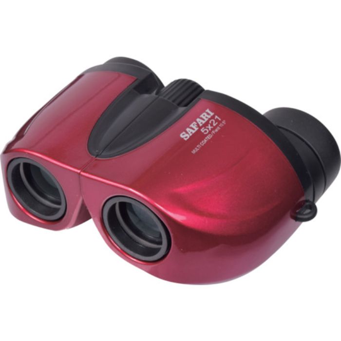 SIGHTRON コンパクト広視野5倍双眼鏡 SAFARI5X21 レッド(Tcode:2607044)