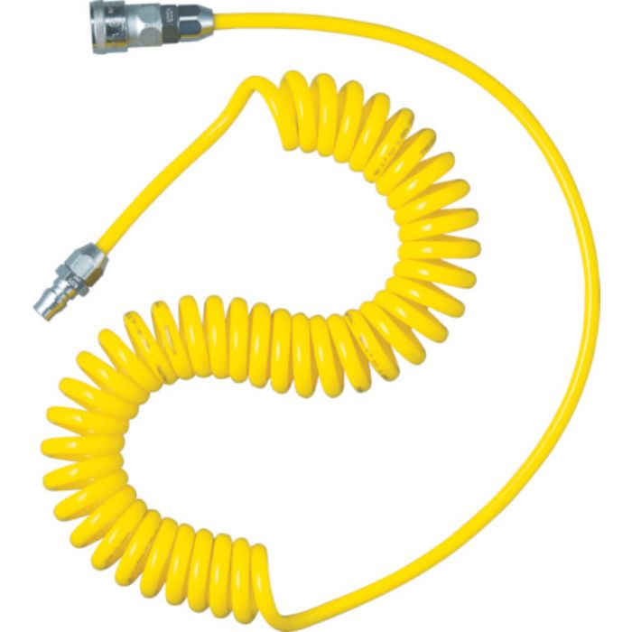 TRUSCO スパイラルホース カップリング付 使用範囲 2m(Tcode:3362493)