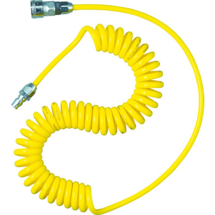 TRUSCO スパイラルホース カップリング付 使用範囲 4m(Tcode:3362507)