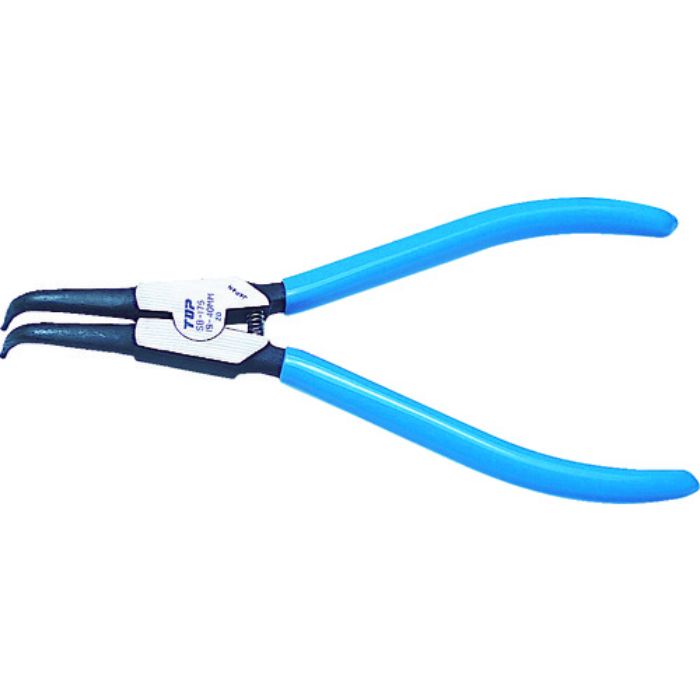 TOP スナップリングプライヤ 軸用曲爪 使用範囲19〜40mm(Tcode:3598896)