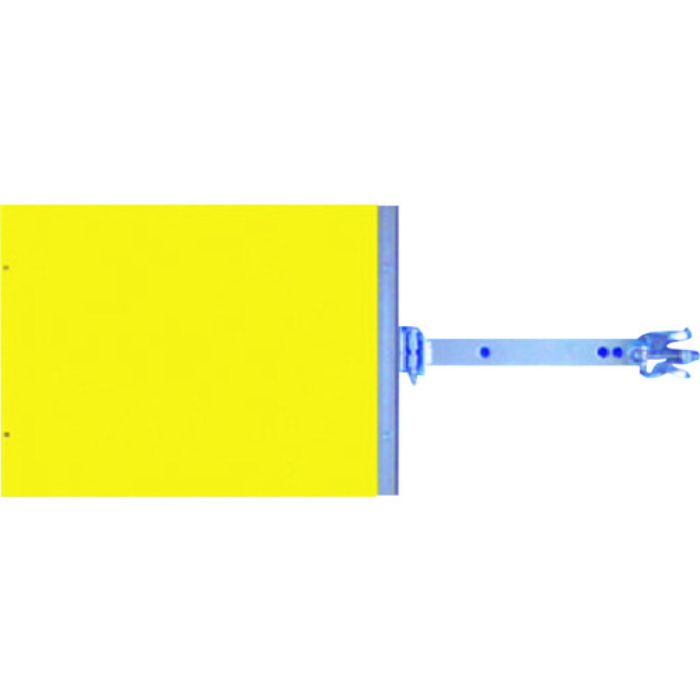 つくし スイング標識 金具付き 両面黄無地(Tcode:7554761)