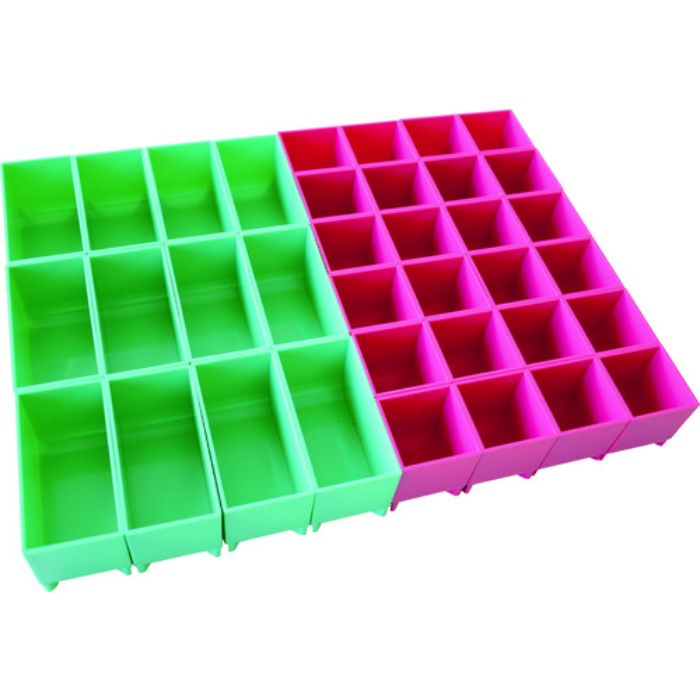 TRUSCO プロ用段積みバッグ STACK BLOCK パーツケース 420X70 Dタイプ(Tcode:1164247)