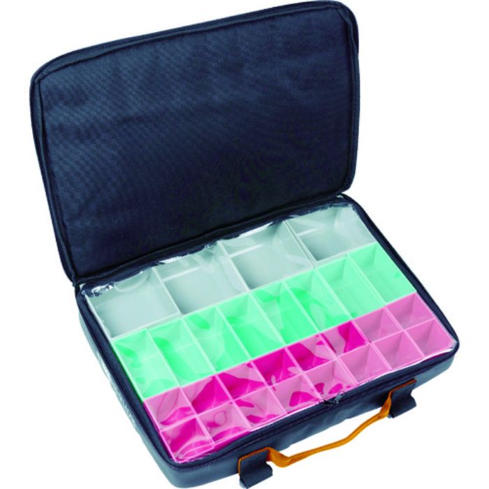 TRUSCO プロ用段積みバッグ STACK BLOCK パーツケース 420X70 Fタイプ(Tcode:1164249)