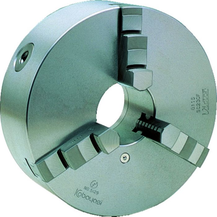 ビクター スクロールチャック SC165F 6インチ 3ツ爪 一体爪(Tcode:2391104)