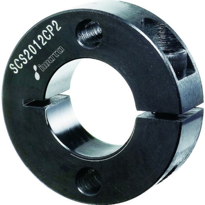 IWATA スタンダードスリットカラー 2穴付 SUS304 内径12mm 総幅15mm(Tcode:1489164)