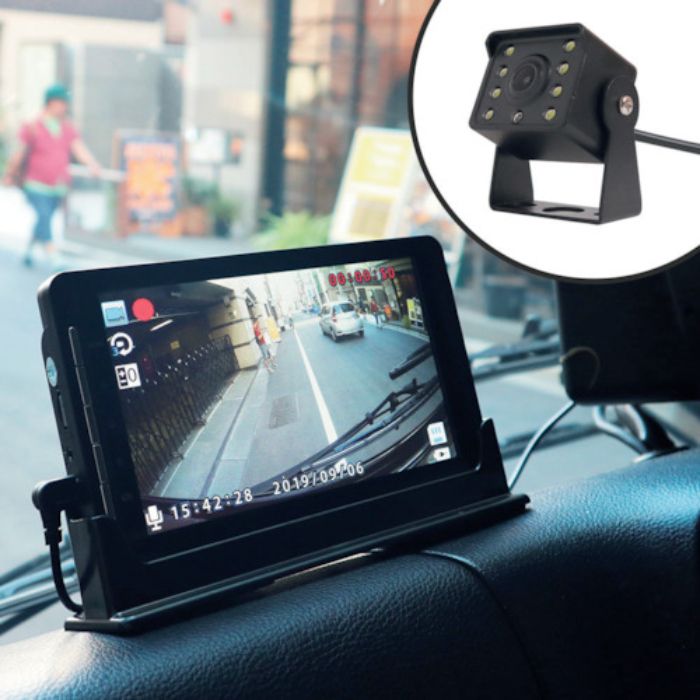 サンコー トラック・トレーラー・バス用リアカメラ付きドライブレコーダー(Tcode:3625848)