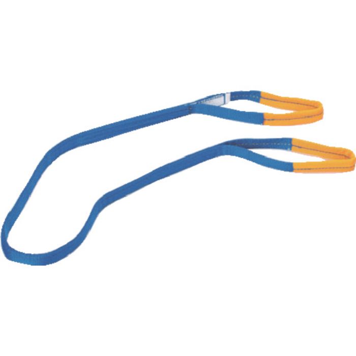 シライ ベルトスリング シグナルスリング[[R上]] エコマーク認証商品 SE3E(JIS3トウキュウ) 両端アイ形 25mm幅×長さ1.0m)(Tcode:4489423)