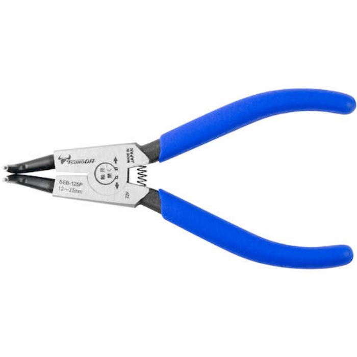 TTC KingTTC 硬質ビットスナップリングプライヤー軸用 曲爪 バネ付 全長136mm(Tcode:8534916)