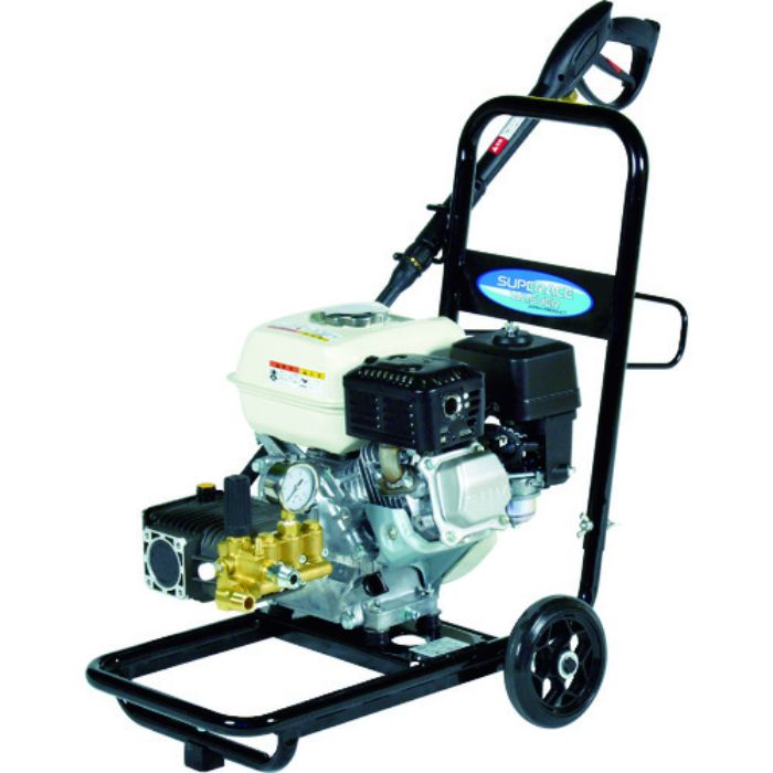 スーパー工業 エンジン式高圧洗浄機 SEC-1013-2N コンパクト&カートタイプ(Tcode:8591128)