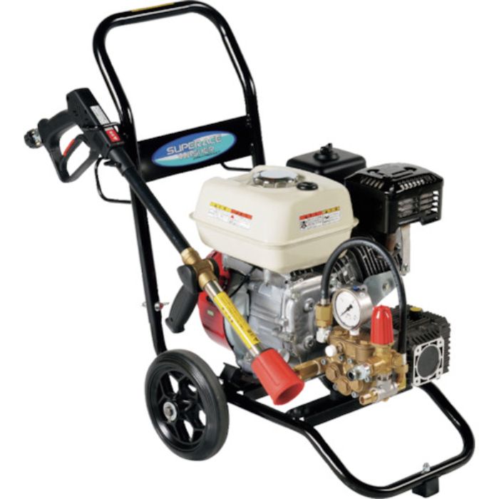 スーパー工業 エンジン式高圧洗浄機 SEC-3007-2N コンパクト&カートタイプ(Tcode:1358722)