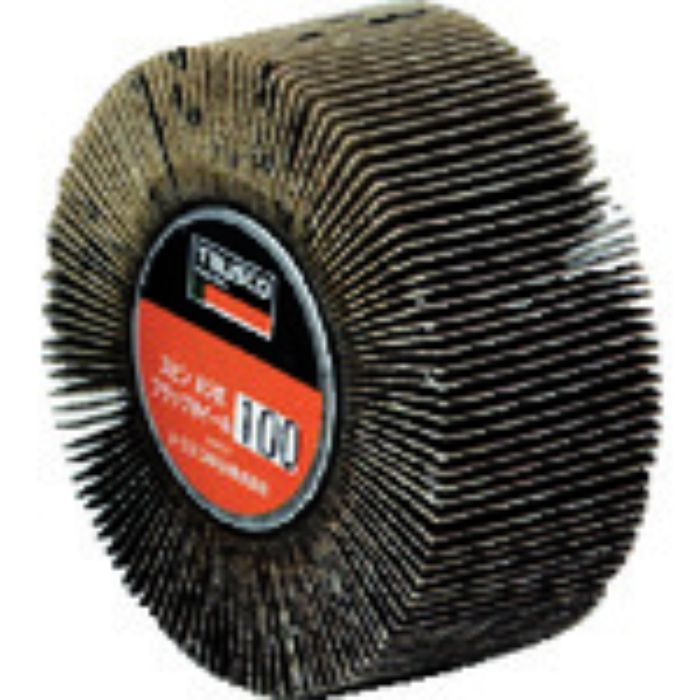 TRUSCO スピンネジ式フラップホイール 外径60 (5個入) #100 100#(Tcode:2758580)