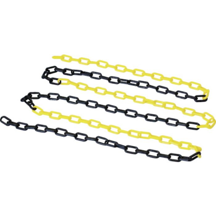 ミツギロン プラチェーン6mm3mカット黄黒 SF-65-YB(Tcode:2684974)