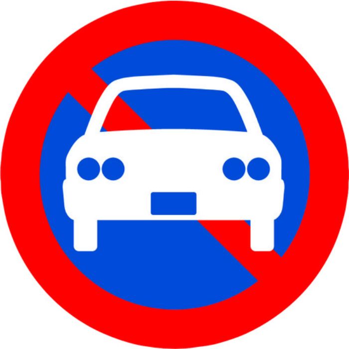 ミツギロン 表示シール 駐禁 SF-68-B(Tcode:1607777)