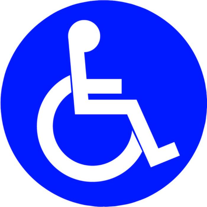 ミツギロン 表示シール 身障者 SF-68-G(Tcode:1607783)