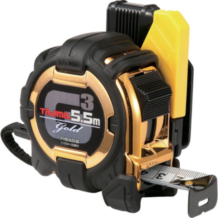 タジマ コンベックス セフコンベG3ゴールドロックー25 5.5m 尺相当目盛付(Tcode:7967772)